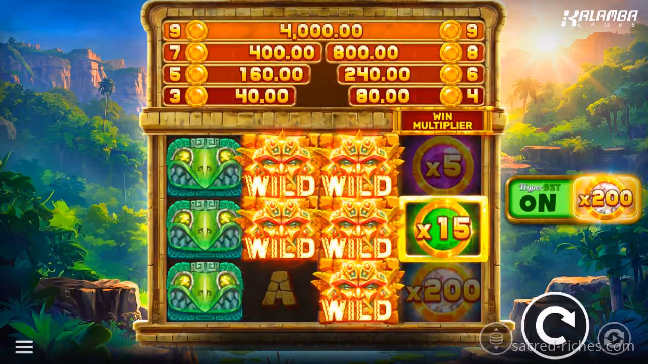 Sacred Riches bonus feature